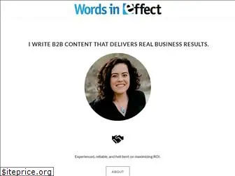 wordsineffect.com