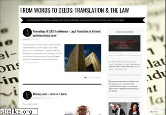 wordstodeeds.com