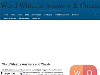 wordwhizzle-answers.com