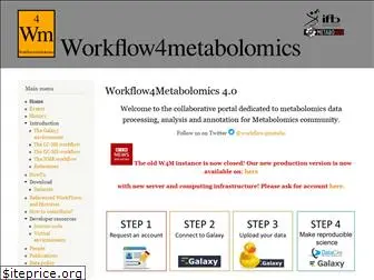 workflow4metabolomics.org