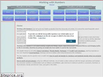 workingwithnumbers.com