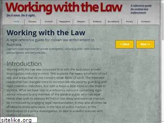 workingwiththelaw.net