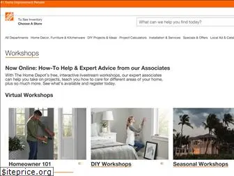 workshops.homedepot.com