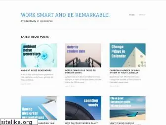 worksmartandberemarkable.com