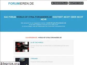 world-of-syria.forumieren.de