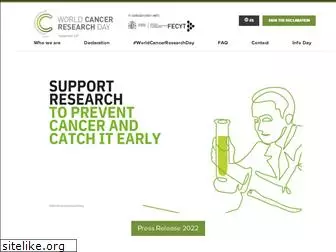 worldcancerresearchday.com