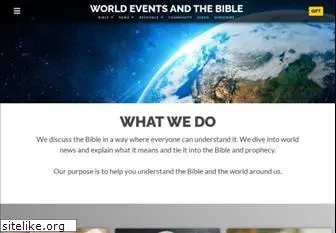 worldeventsandthebible.com