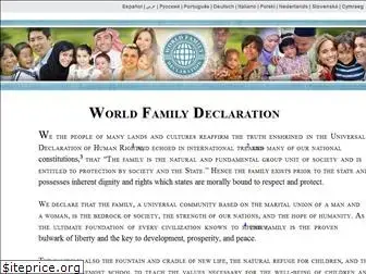 worldfamilydeclaration.org