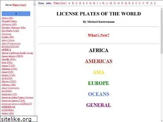 worldlicenseplates.com