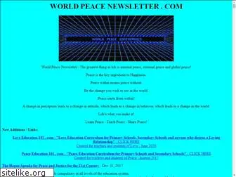 worldpeacenewsletter.com