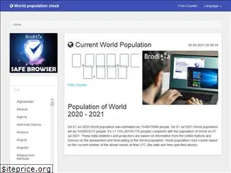 worldpopulationclock.info