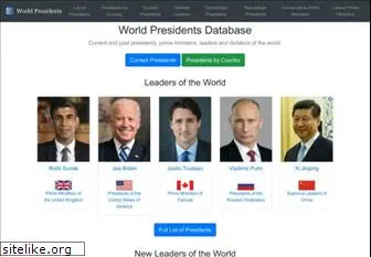 worldpresidentsdb.com