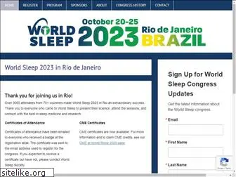 worldsleepcongress.com