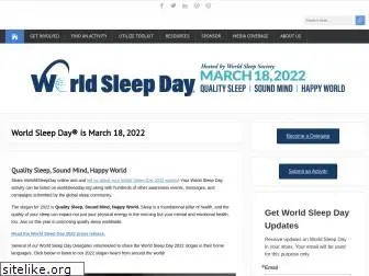 worldsleepday.org