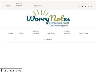 worrynotes.com