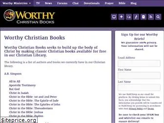 worthychristianbooks.com