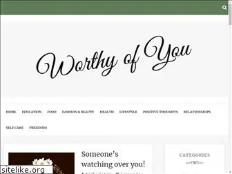 worthyofyou.in