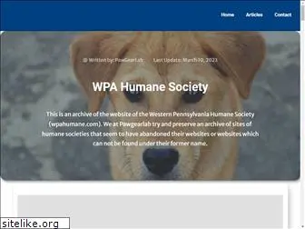 wpahumane.com