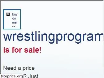 wrestlingprograms.com