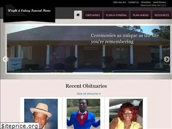 wrightandcalveyfuneralhome.com