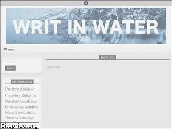 writ-in-water.com