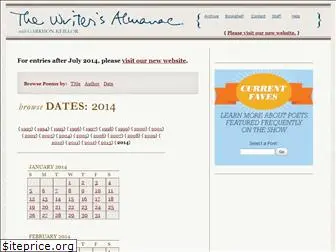 writersalmanac.publicradio.org