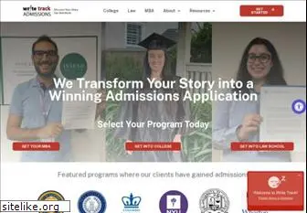 writetrackadmissions.com