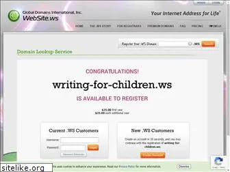 writing-for-children.ws