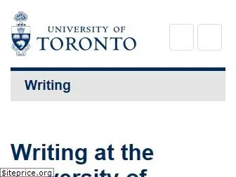 writing.utoronto.ca