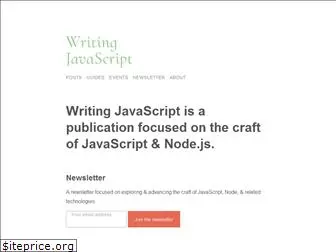 writingjavascript.org