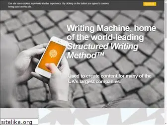 writingmachine.com