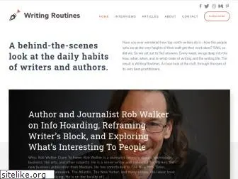 writingroutines.com