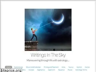 writingsinthesky.com