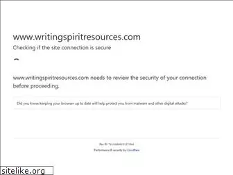 writingspiritresources.com