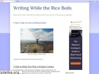 writingwhilethericeboils.blogspot.com