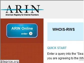 ws.arin.net