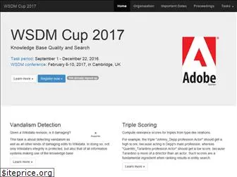 wsdm-cup-2017.org