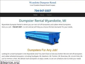 wyandottedumpsterrental.com