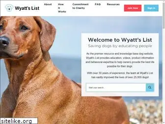 wyattslist.com