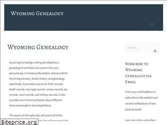 wyominggenealogy.com