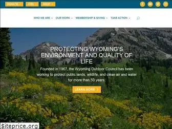 wyomingoutdoorcouncil.org