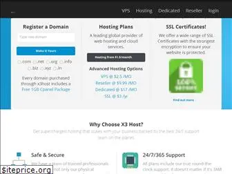 x3host.com