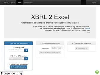 xbrl2excel.be