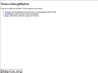 xenoveritas.github.io