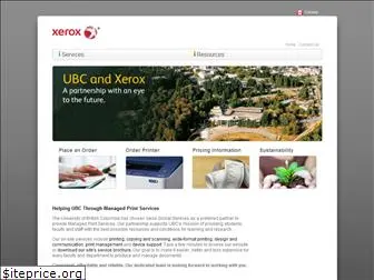 xeroxprintservicesubc.ca