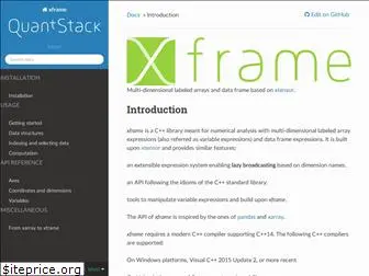 xframe.readthedocs.io