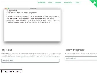 xi-editor.io