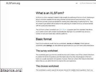 xlsform.org