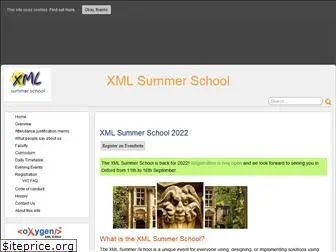 xmlsummerschool.com