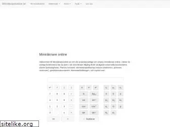 xn--minirknareonline-znb.se